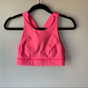 Lululemon Fast and Free Bra (Nulux) Color Razzle Size 6